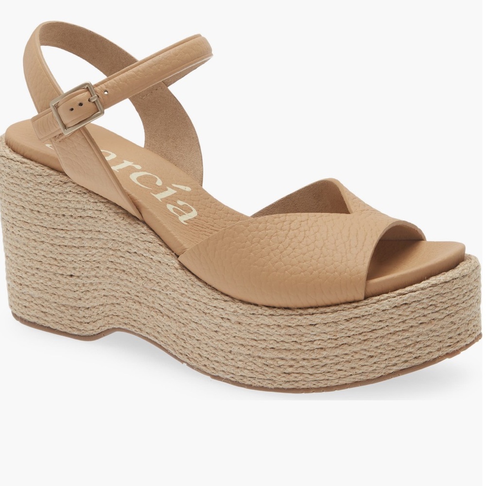 Pedro Garcia Doina Ankle Strap Platform Sandal, SIZE 9 US